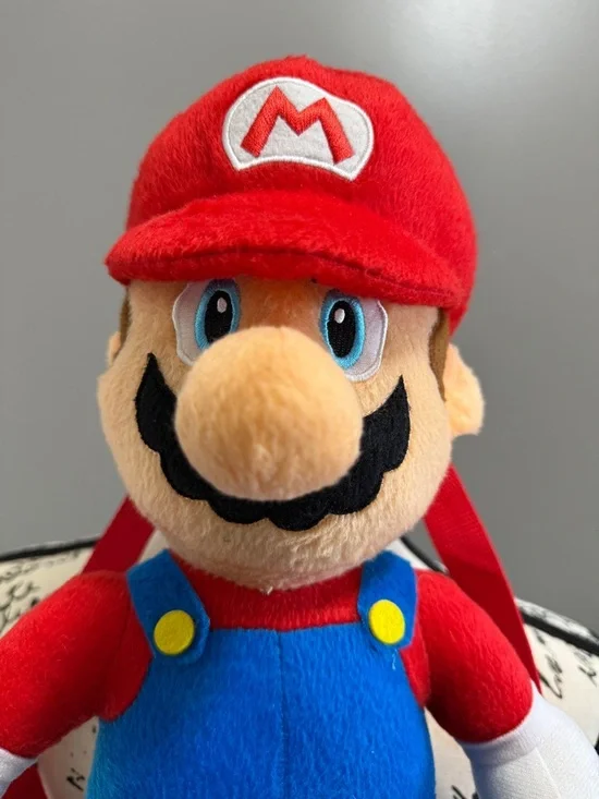 Mario Bros. Mario Plush Backpack - Picture 2 of 6